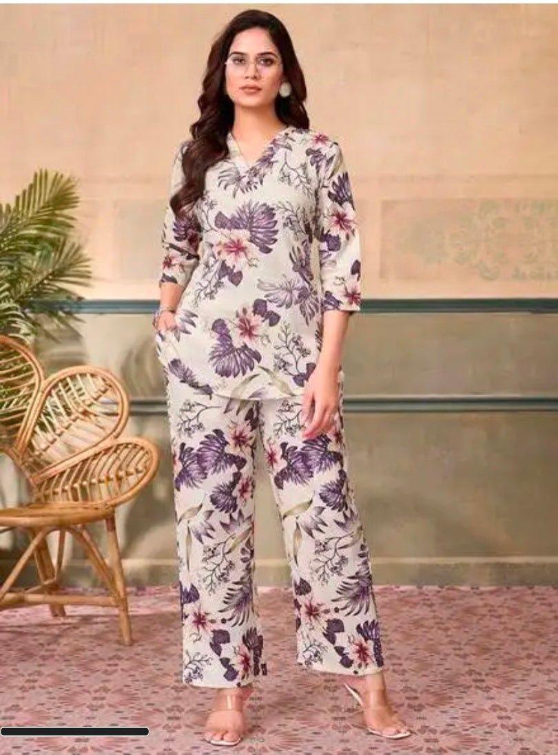 Cotton Printed Co-Ord Set