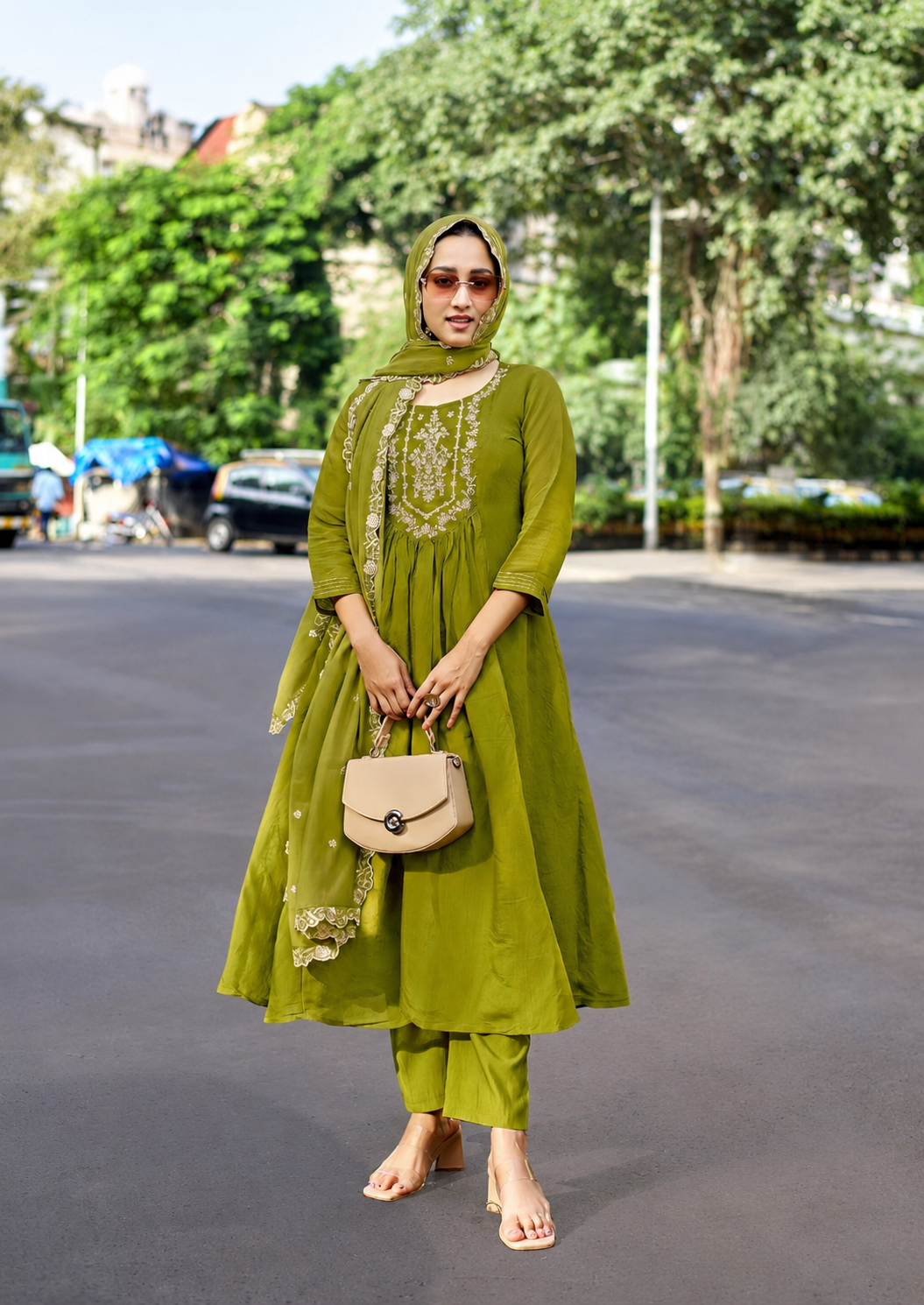 ๐ธ Shehnaz โ Premium Handwork Kurta Set ๐ธ