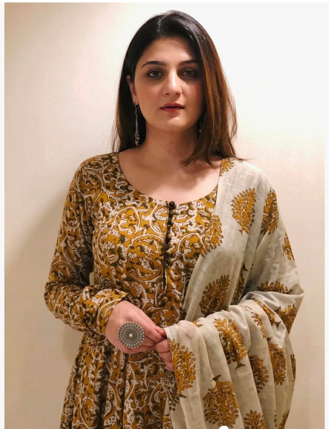 Anarkali Kurta,Pant Set Dupatta