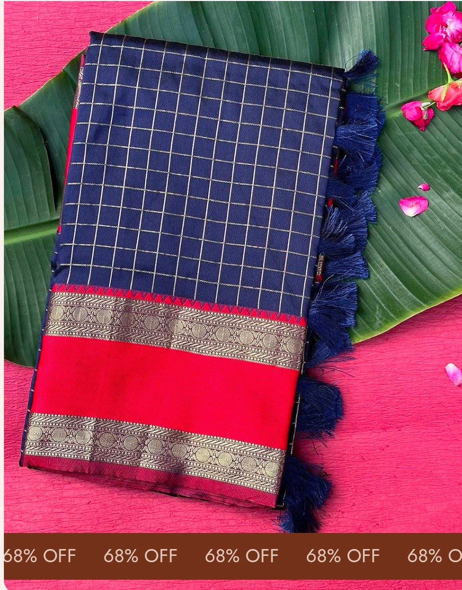 Silk Woven Kanchi Banarasi