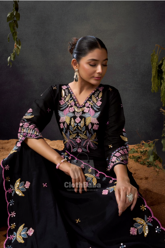 LUXURY KURTI • PLAZZO • DUPATTA SET