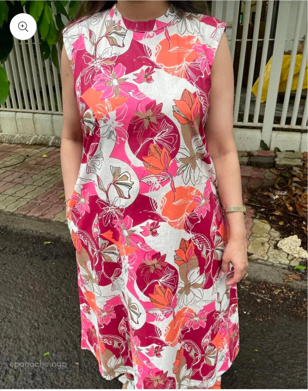 Sleeveless cotton coords