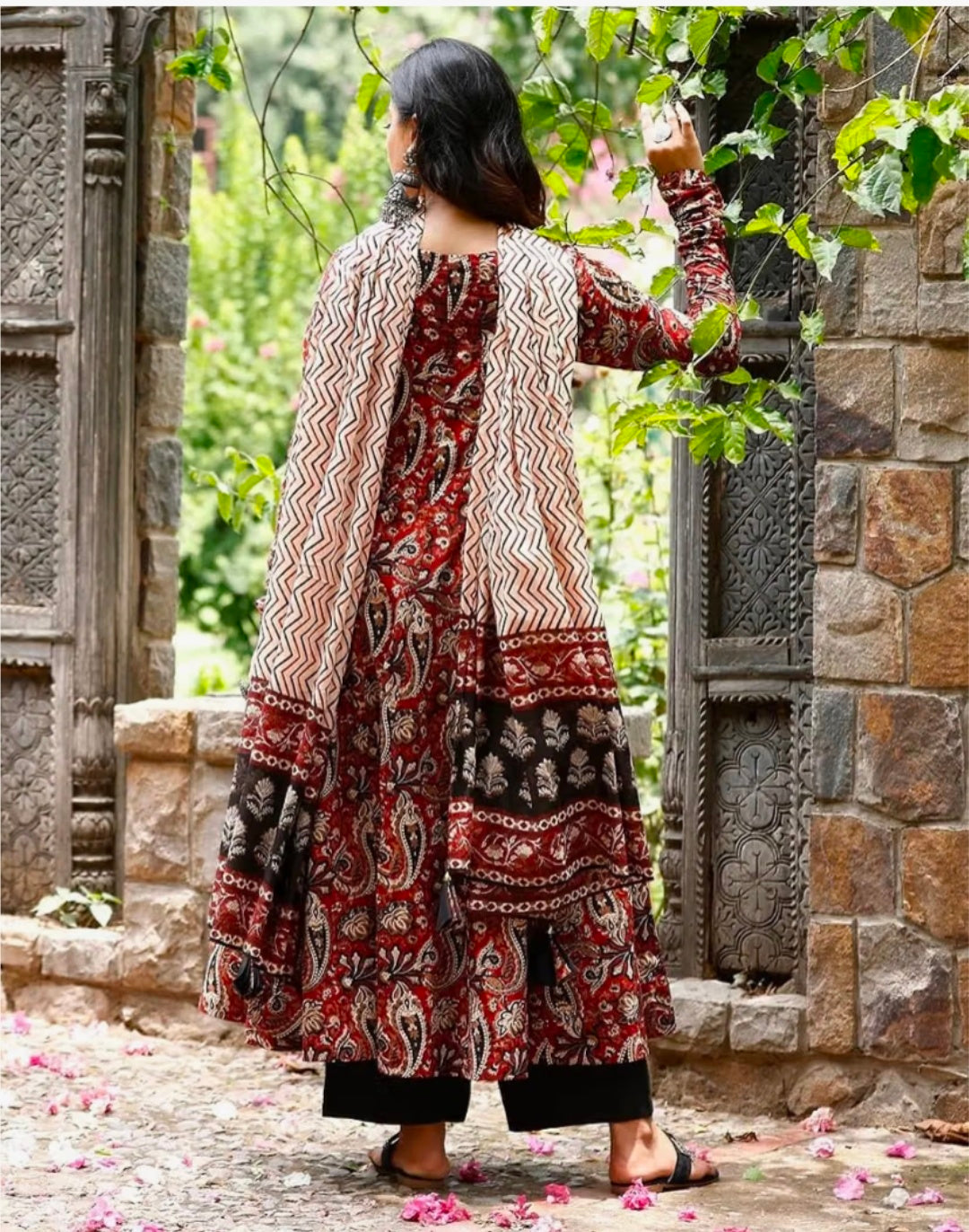 Anarkali Kurta,Pant Set Dupatta