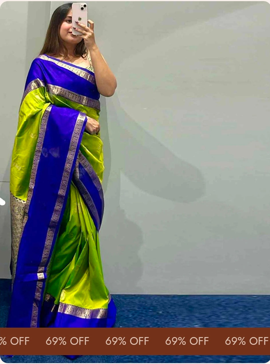 Gadhwal Soft Silk Saree