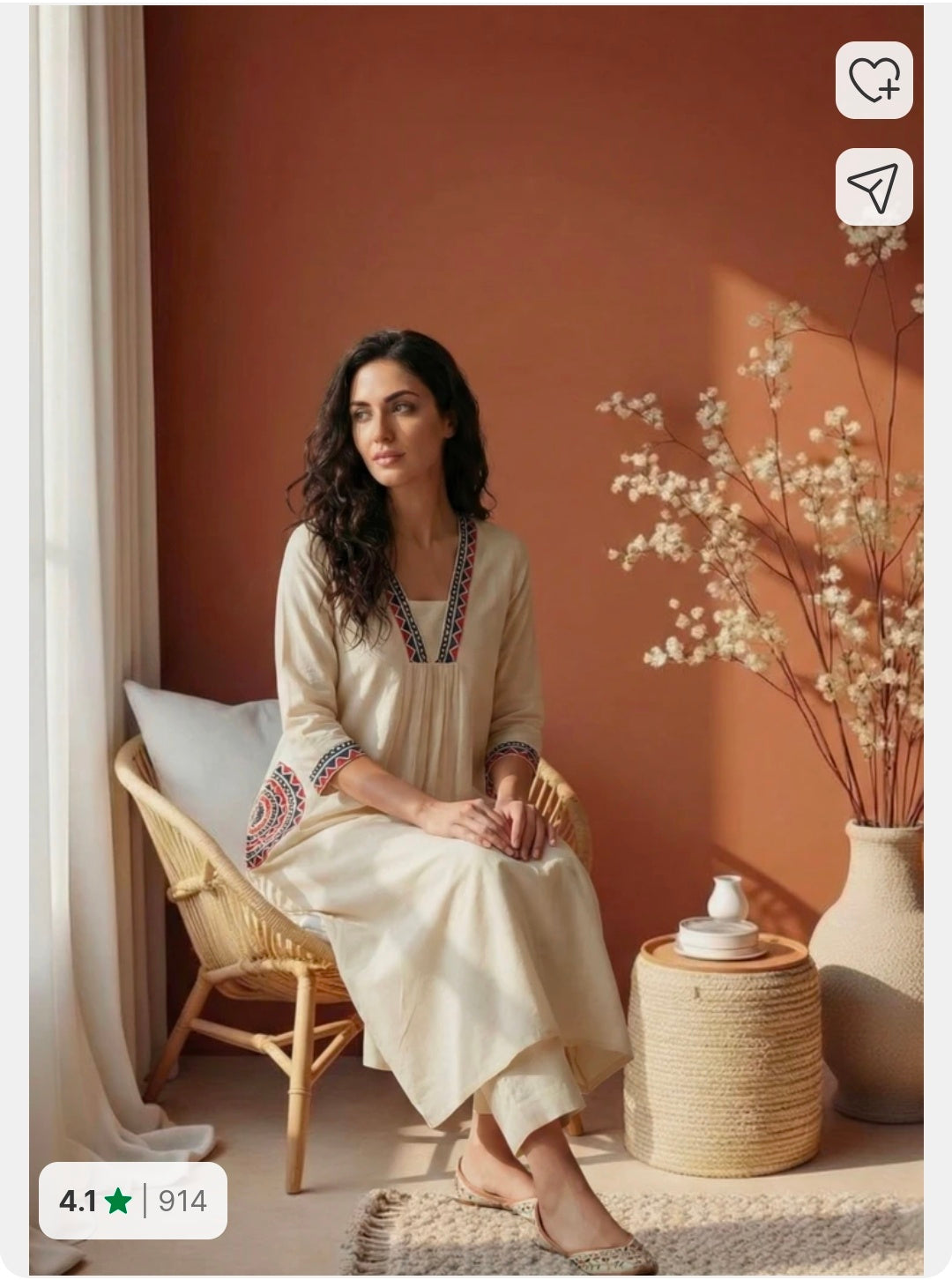 Khadi Cotton Coord set