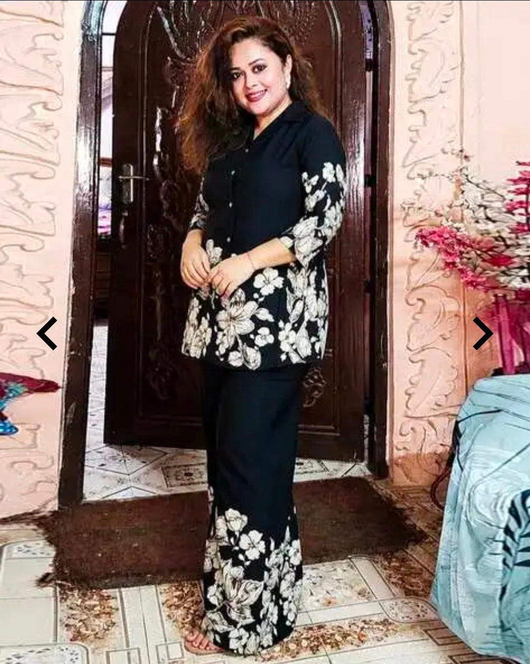 Women's Rayon Shirt and Palazzo Set | 2 Piece Casual Co-ord Set