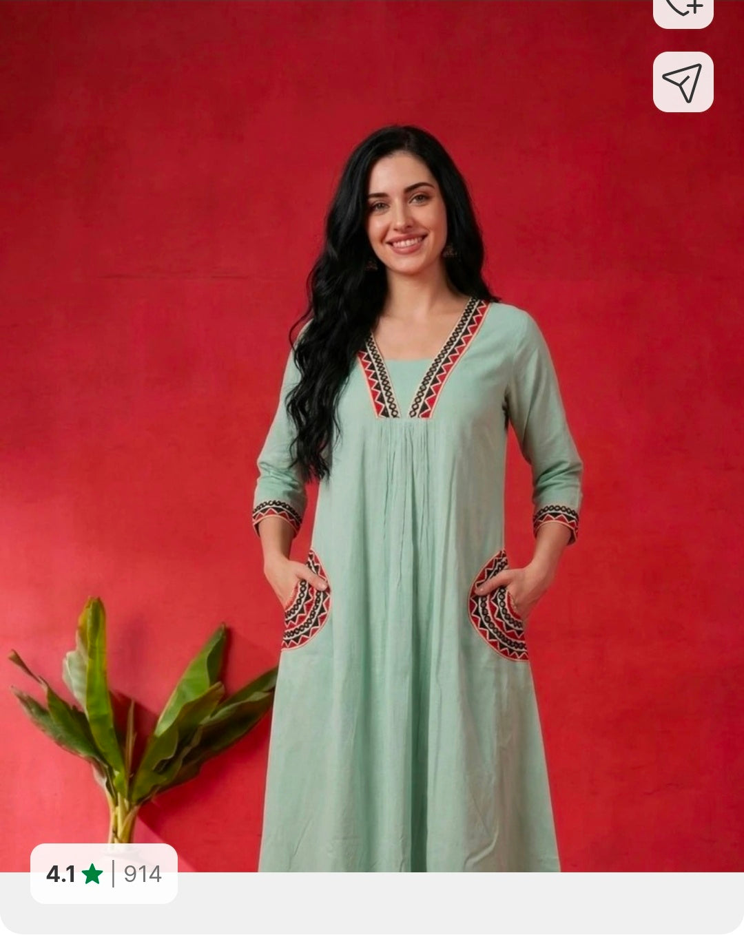 Khadi Cotton Coord set