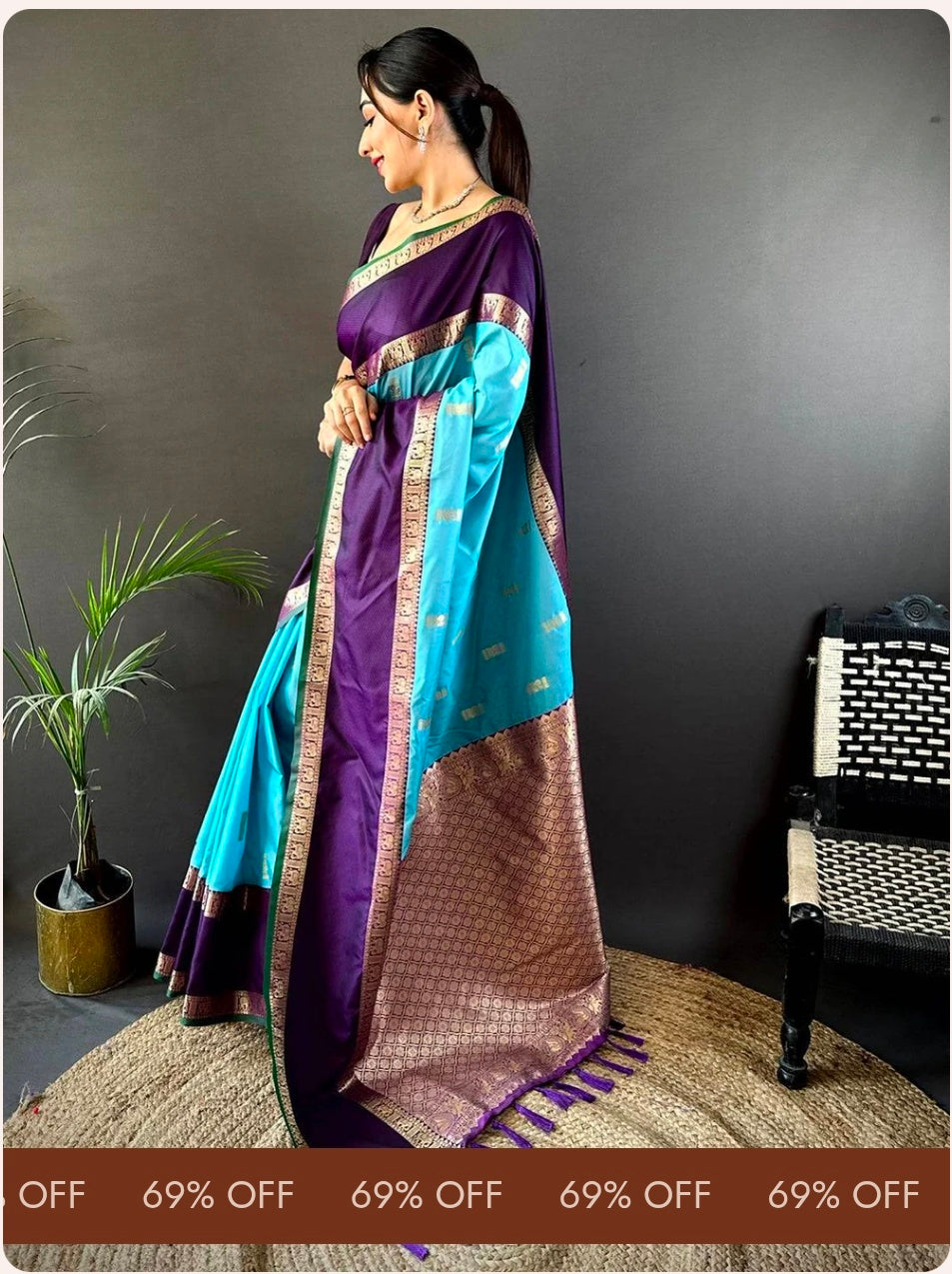 Gadhwal Soft Silk Saree