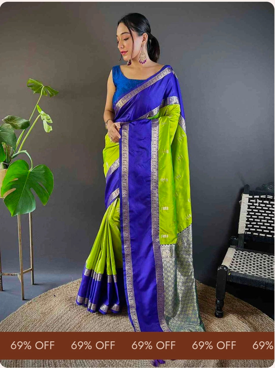 Gadhwal Soft Silk Saree