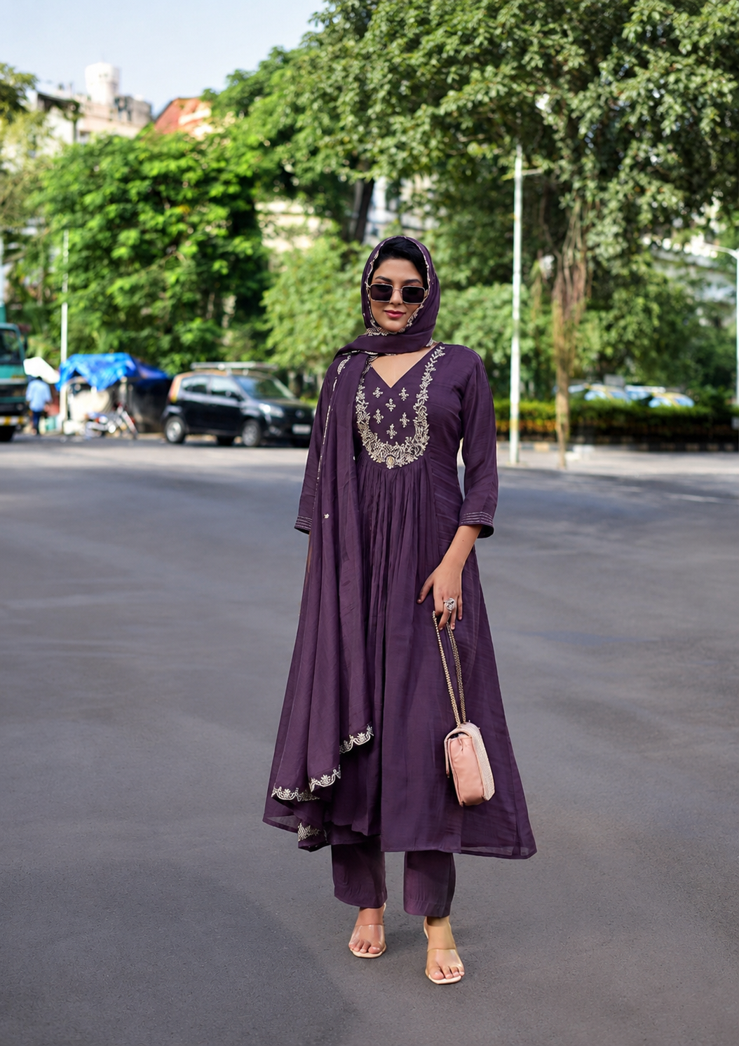 🌸 Shehnaz – Premium Handwork Kurta Set 🌸