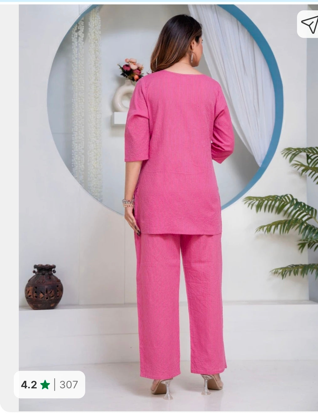 Pure Cotton Co-ord set