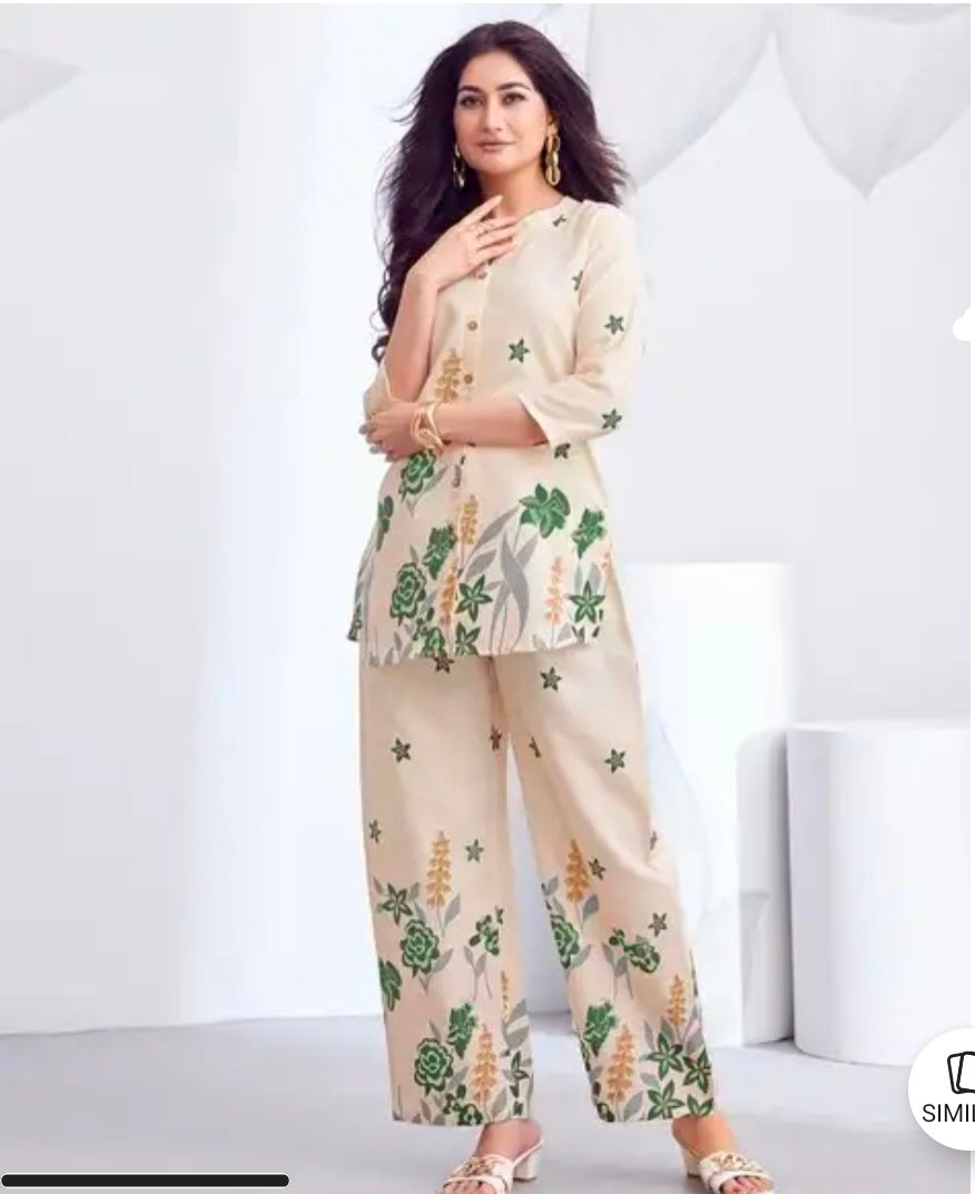 Cotton Printed Co-Ord Set