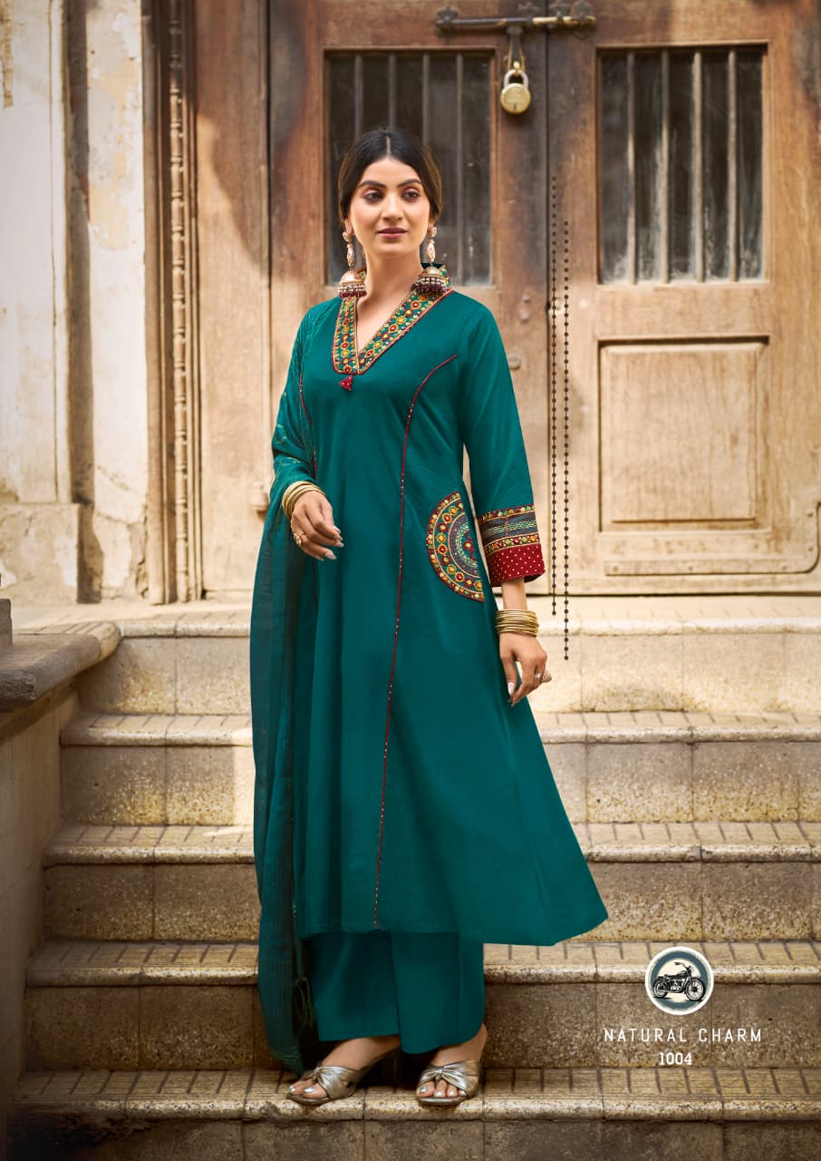 KASHMIRA A-Line Kurti Set with Pocket