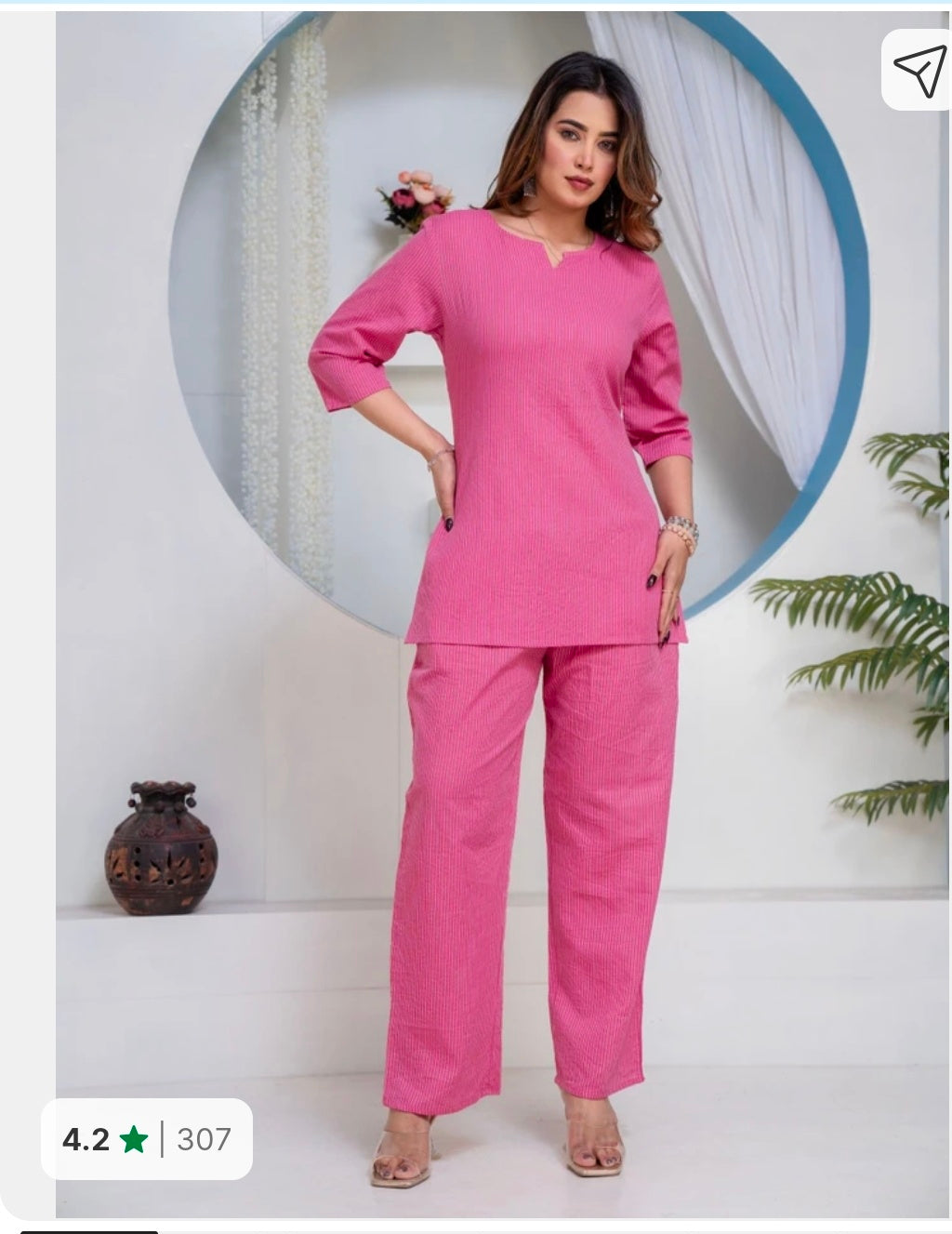 Pure Cotton Co-ord set