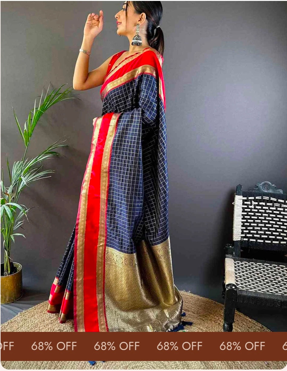 Silk Woven Kanchi Banarasi