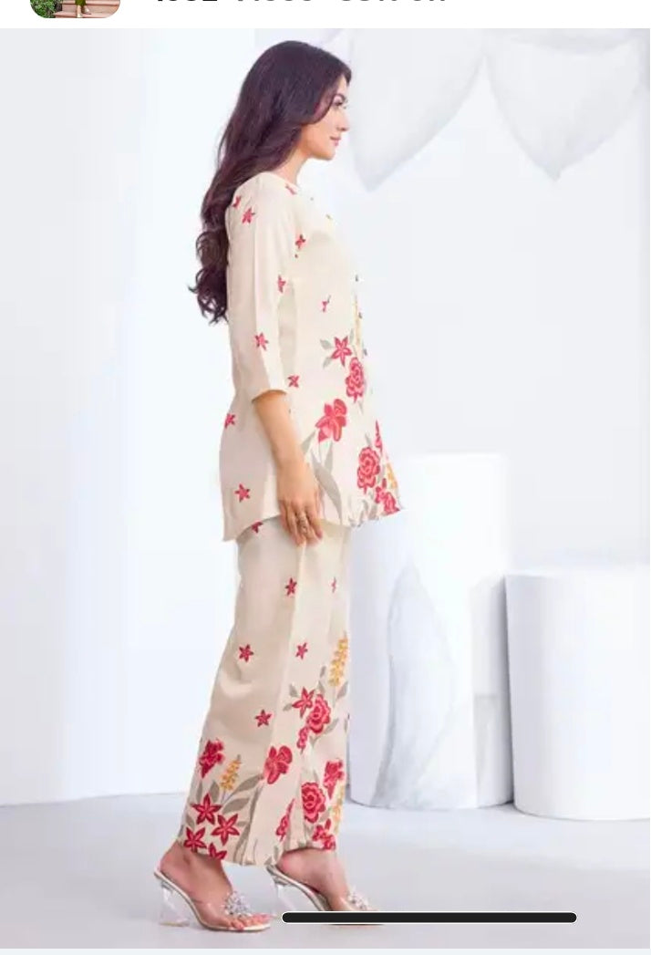 Cotton Printed Co-Ord Set