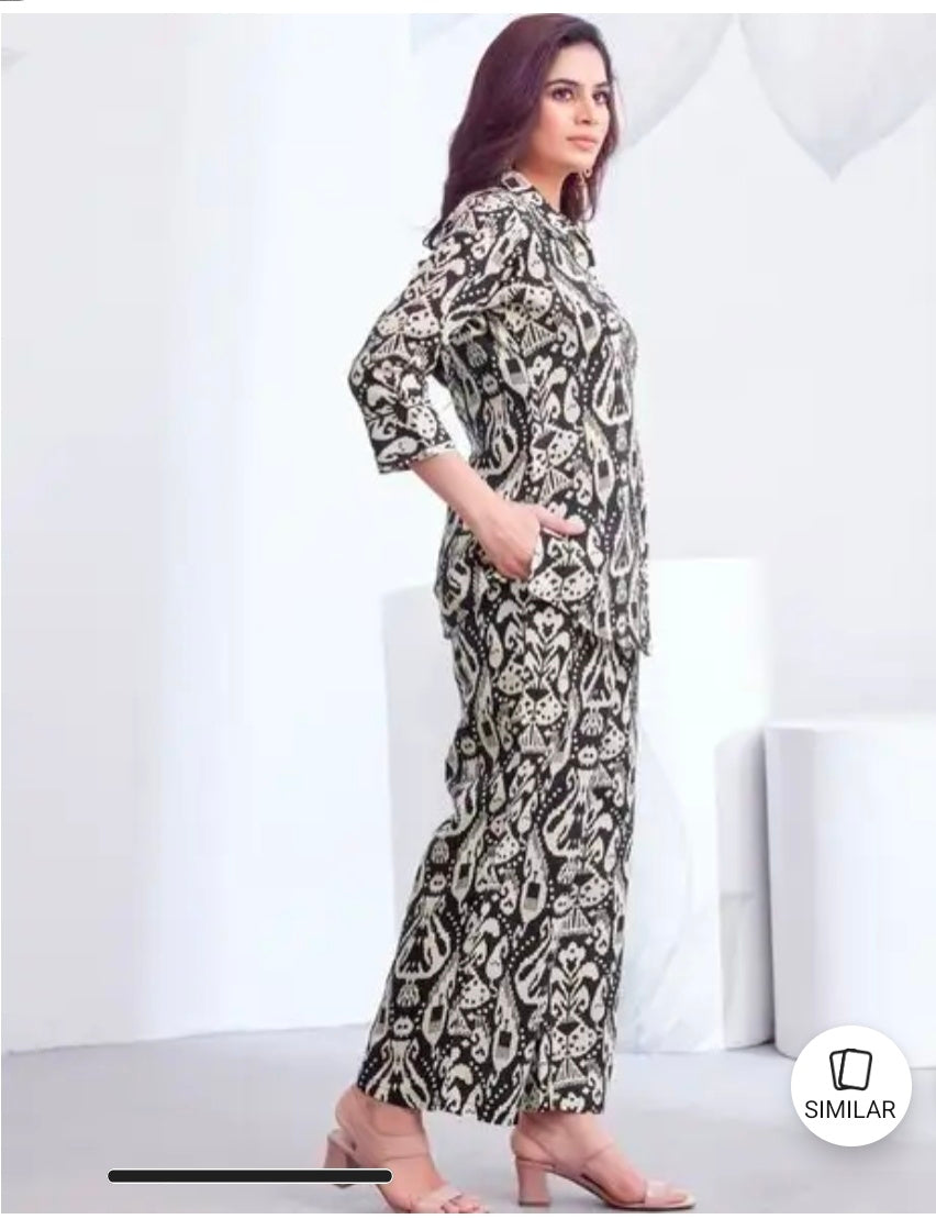Cotton Printed Co-Ord Set