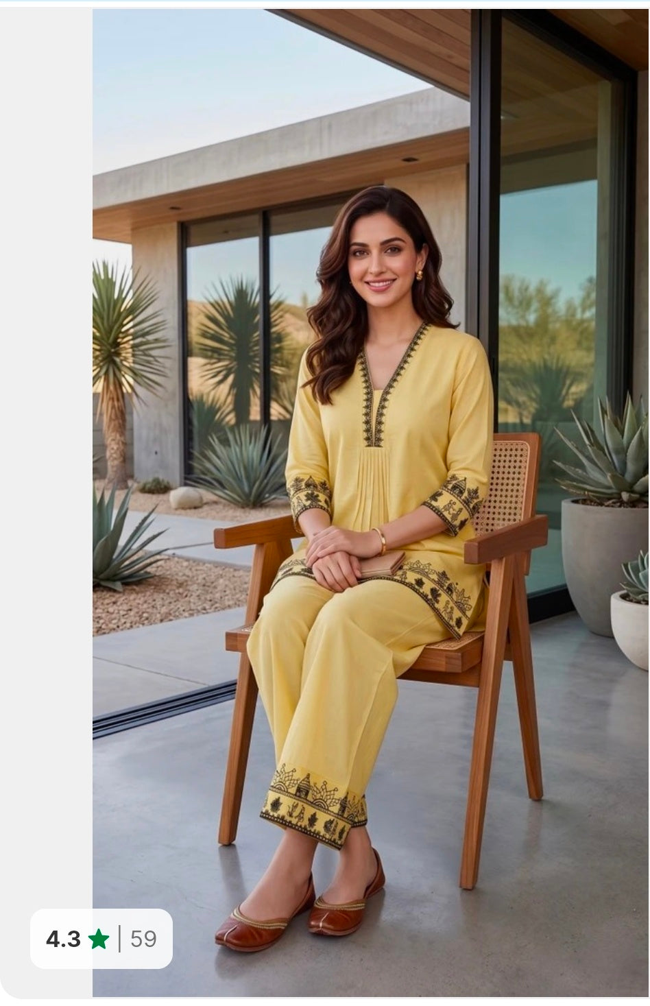Pure Cotton Ethnic Co-ord Set