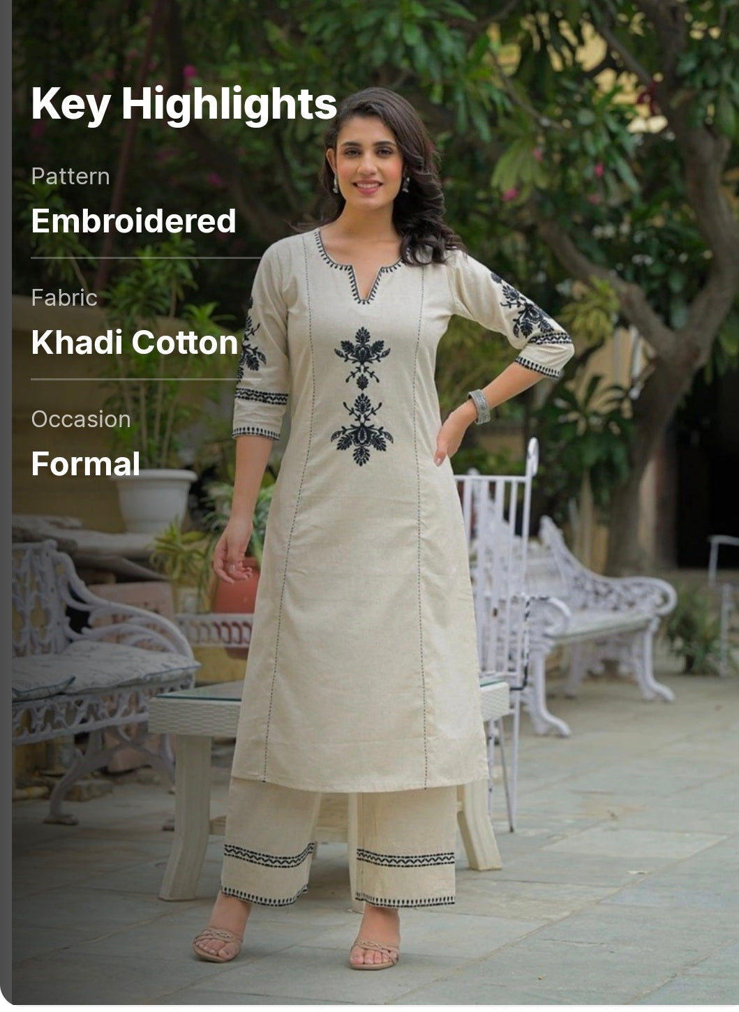 Cotton Kurta + Pyjama Set