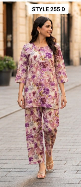 🌸 Premium Cotton Printed Palazzo Set with Pocket