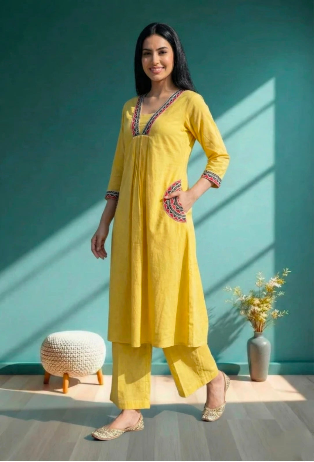 Khadi Cotton Coord set