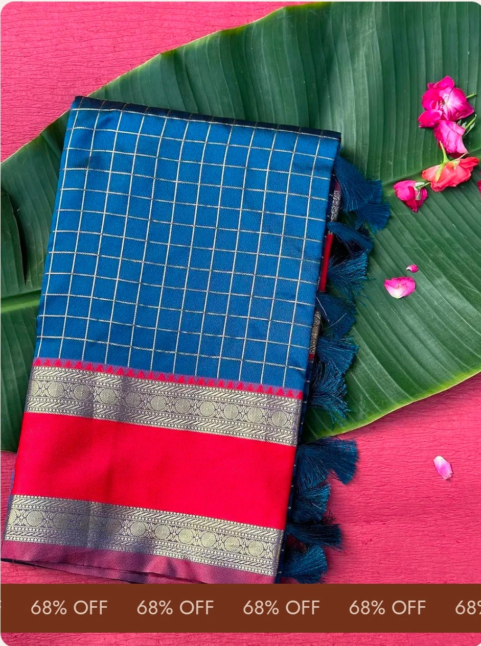 Silk Woven Kanchi Banarasi