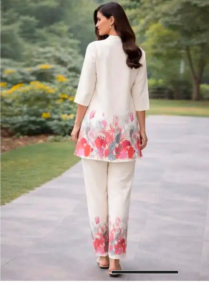 Cotton Kurta with Pant Set