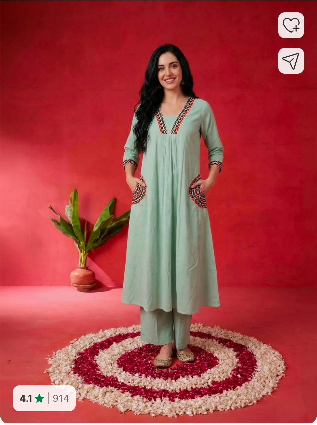 Khadi Cotton Coord set