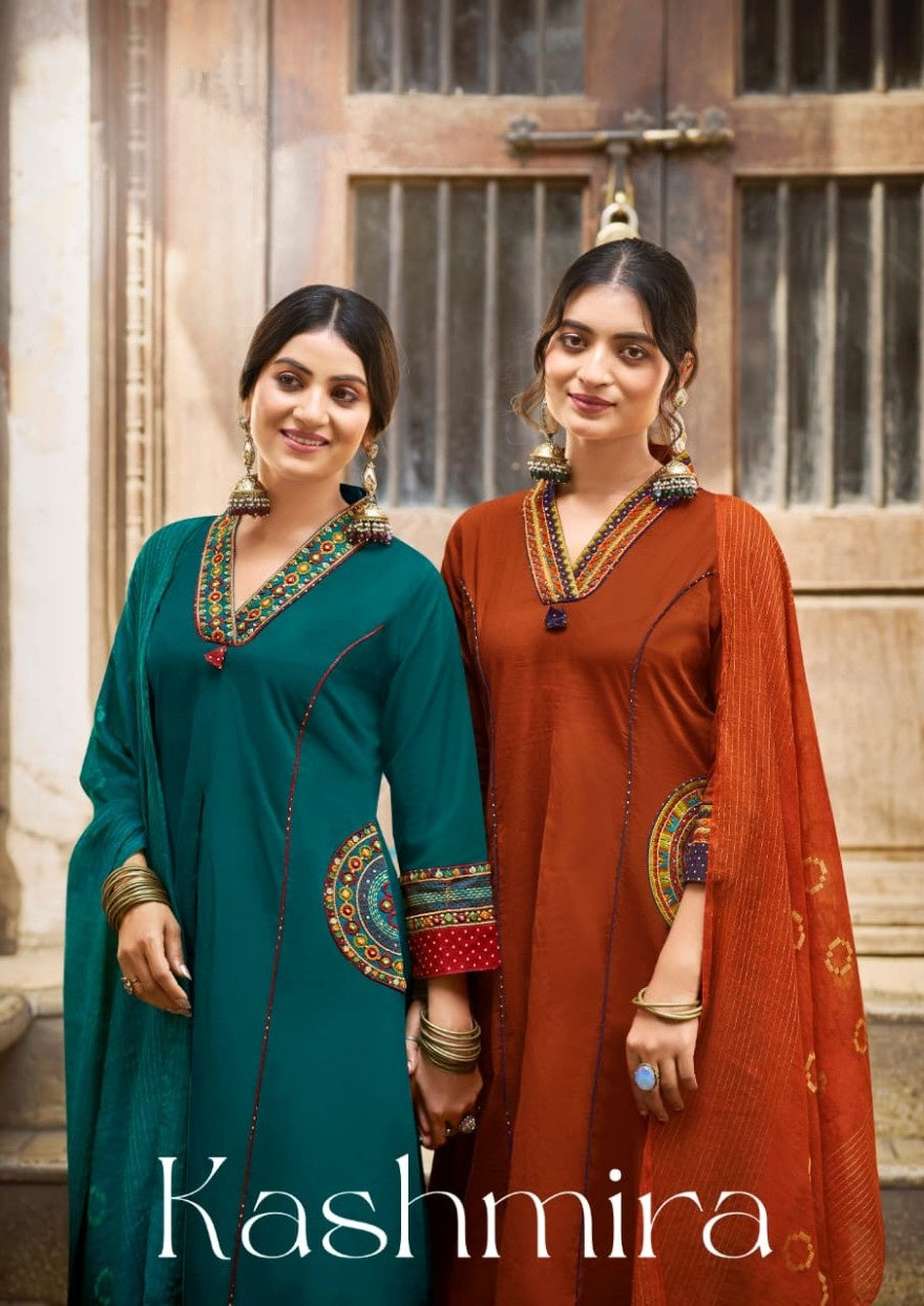 KASHMIRA A-Line Kurti Set with Pocket