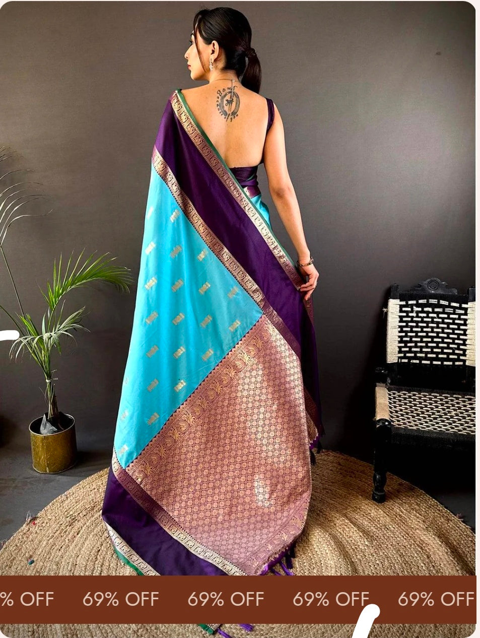 Gadhwal Soft Silk Saree