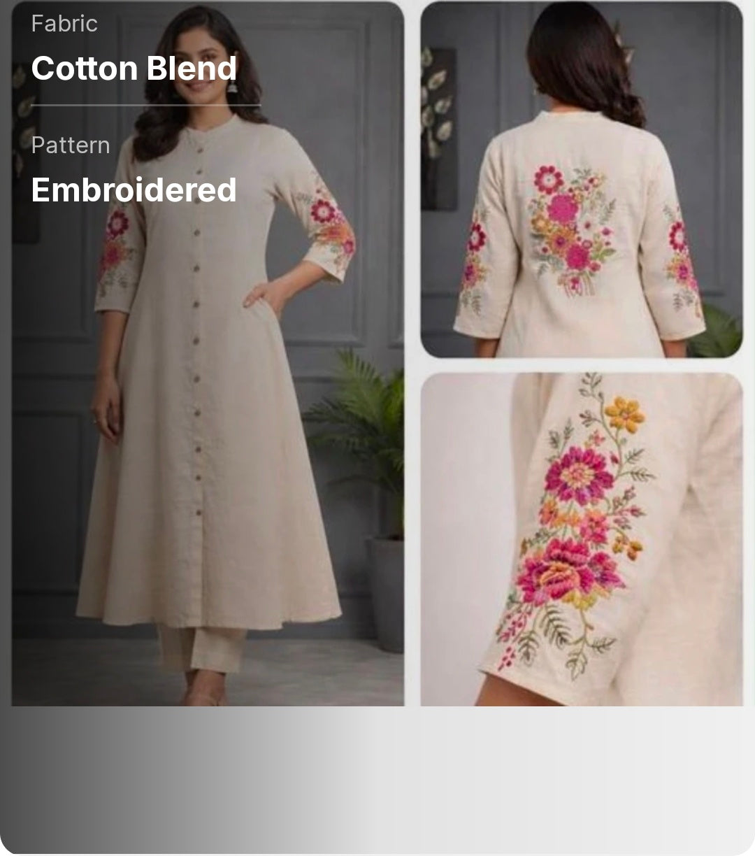 Cotton Kurta + Pant Set