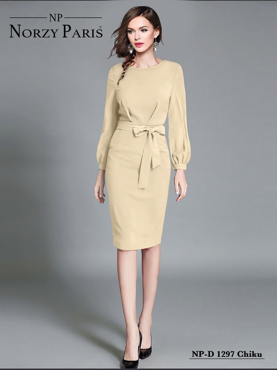 ✨ Women's Premium Bodycon Dress – Stretch Fit Party & Casual Wear
