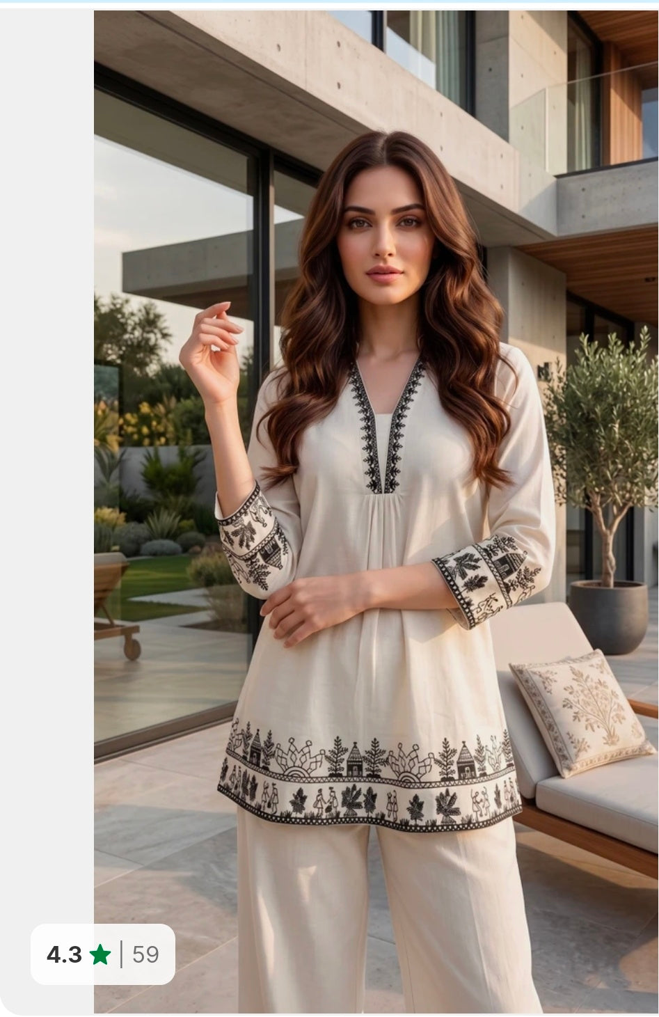 Pure Cotton Ethnic Co-ord Set