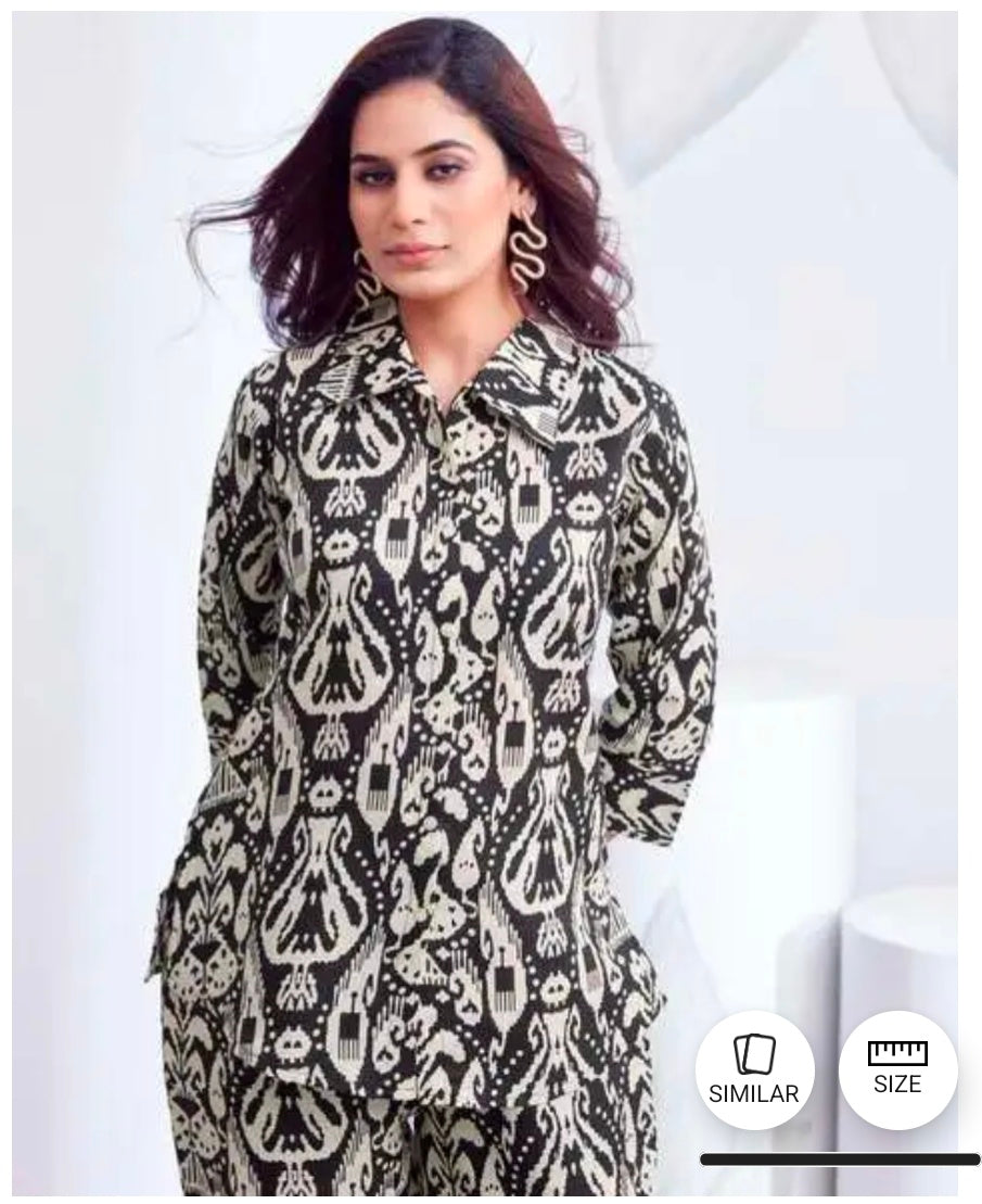 Cotton Printed Co-Ord Set