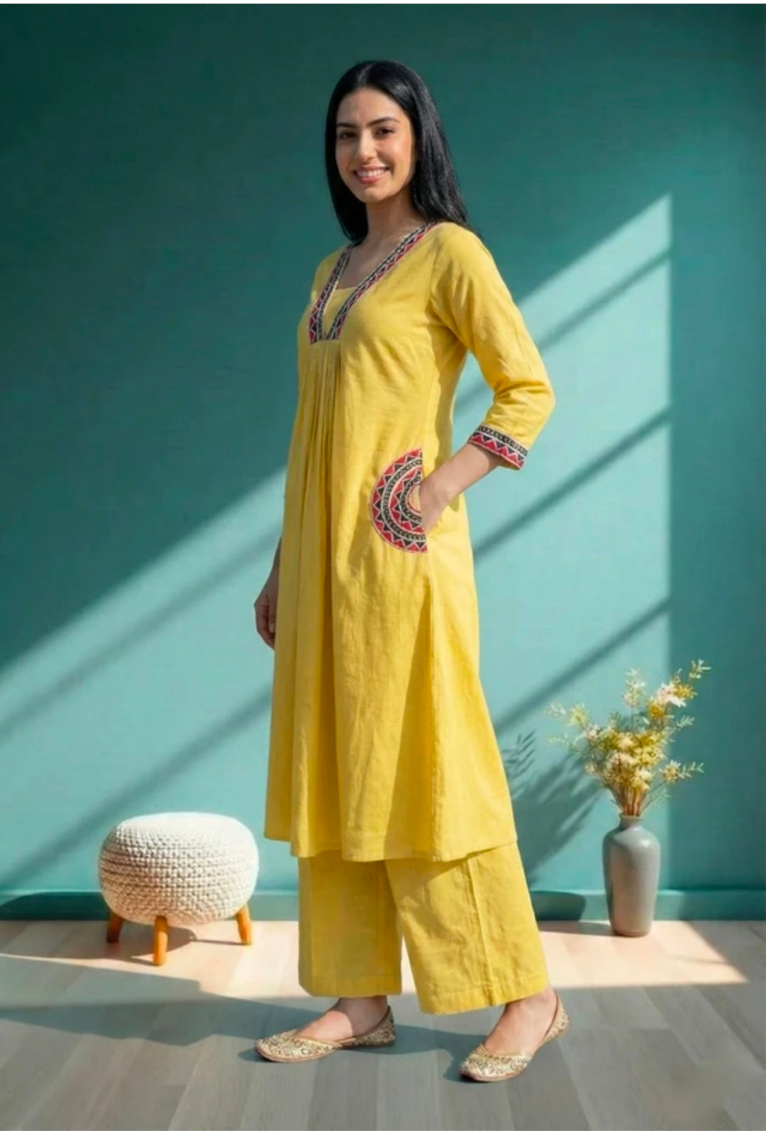Khadi Cotton Coord set