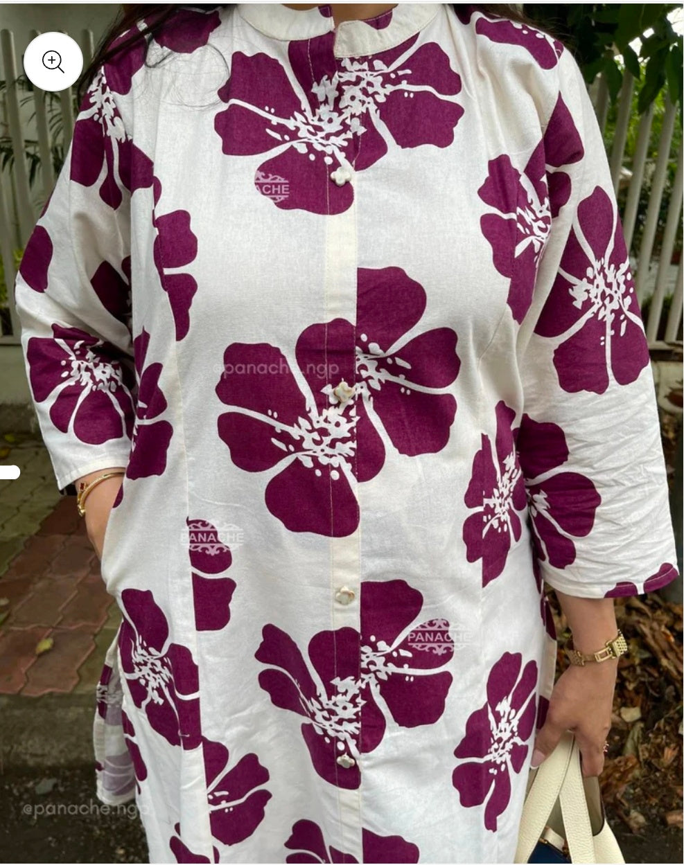 Pure cotton floral coord set