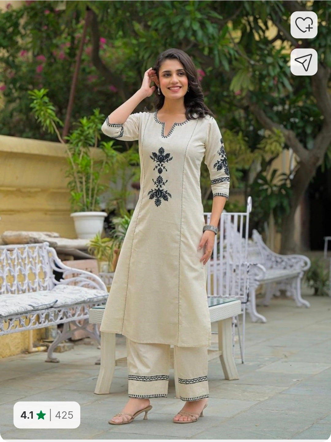 Cotton Kurta + Pyjama Set