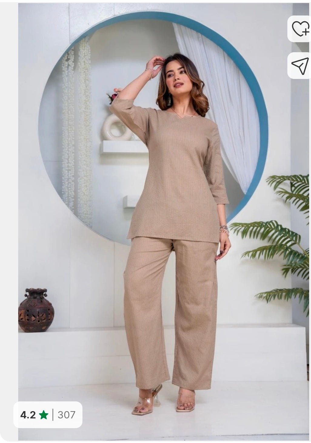 Pure Cotton Co-ord set