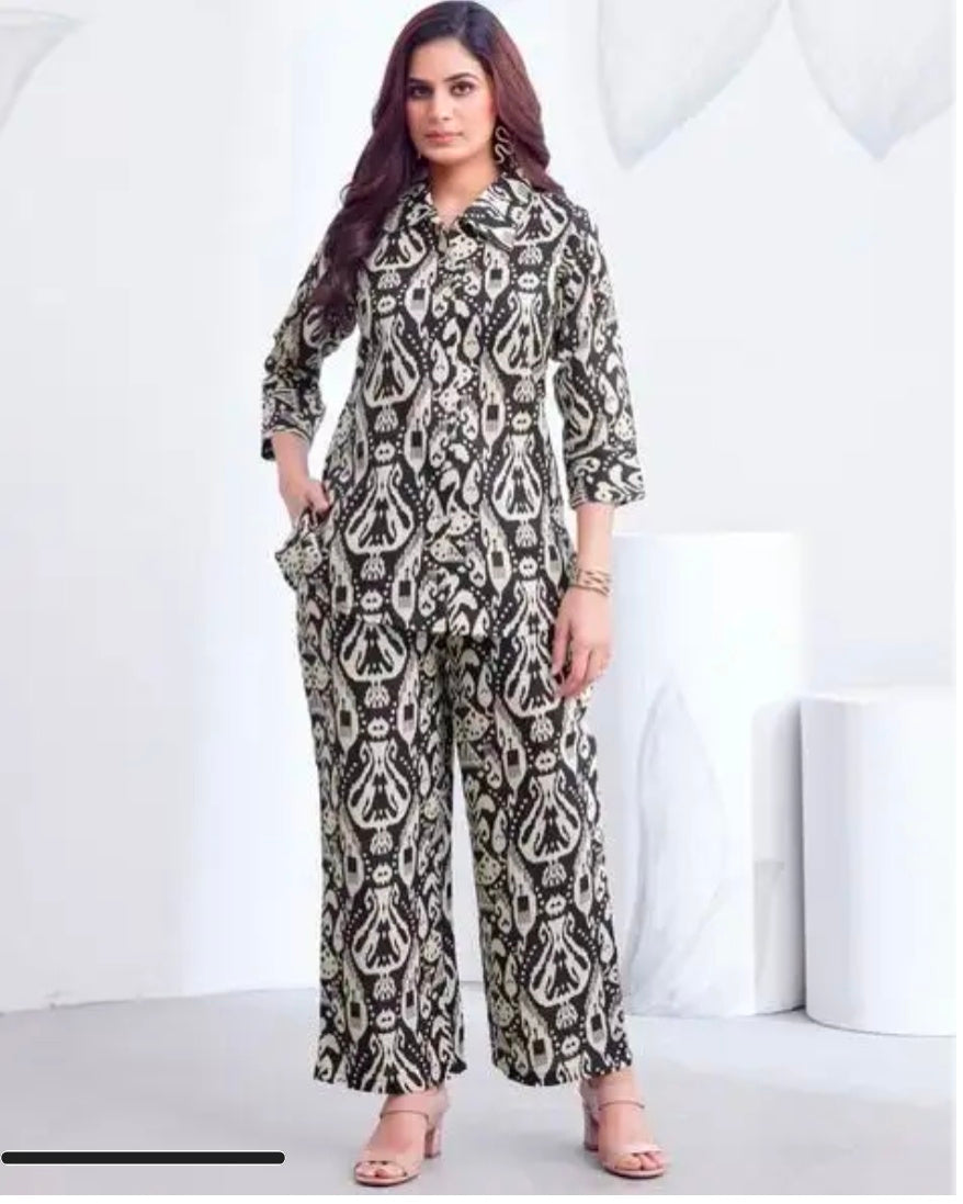 Cotton Printed Co-Ord Set