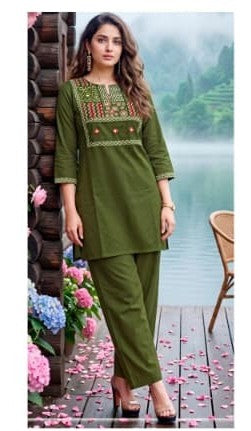 🌸 SENORITA – Premium Dhabu Cotton Co-ord Set 🌸