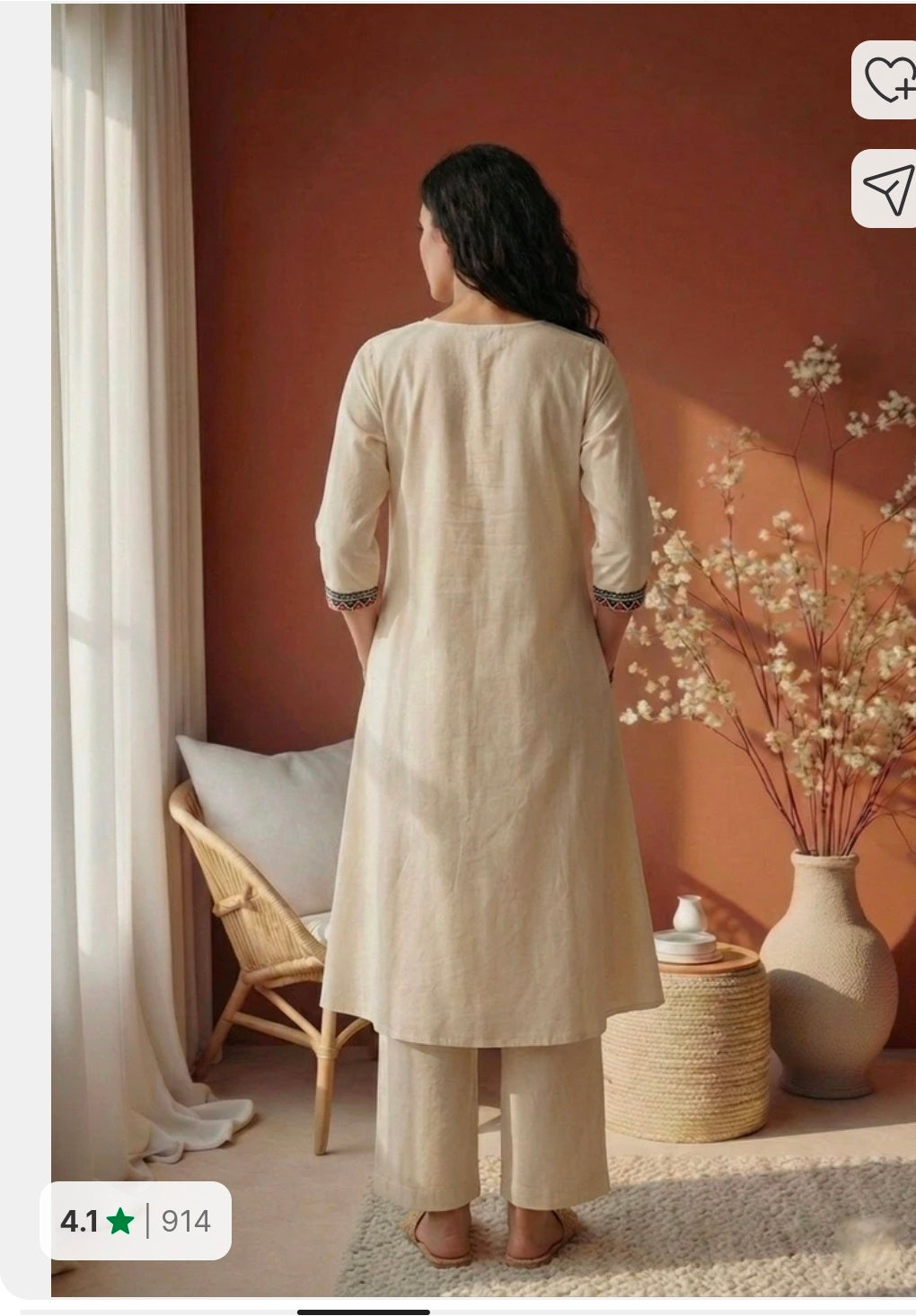 Khadi Cotton Coord set