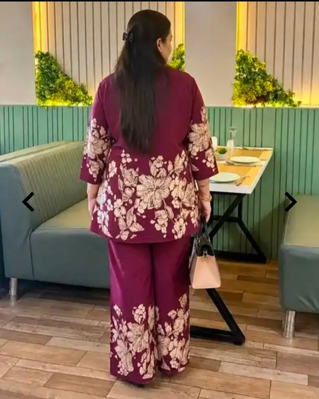 Women's Rayon Shirt and Palazzo Set | 2 Piece Casual Co-ord Set