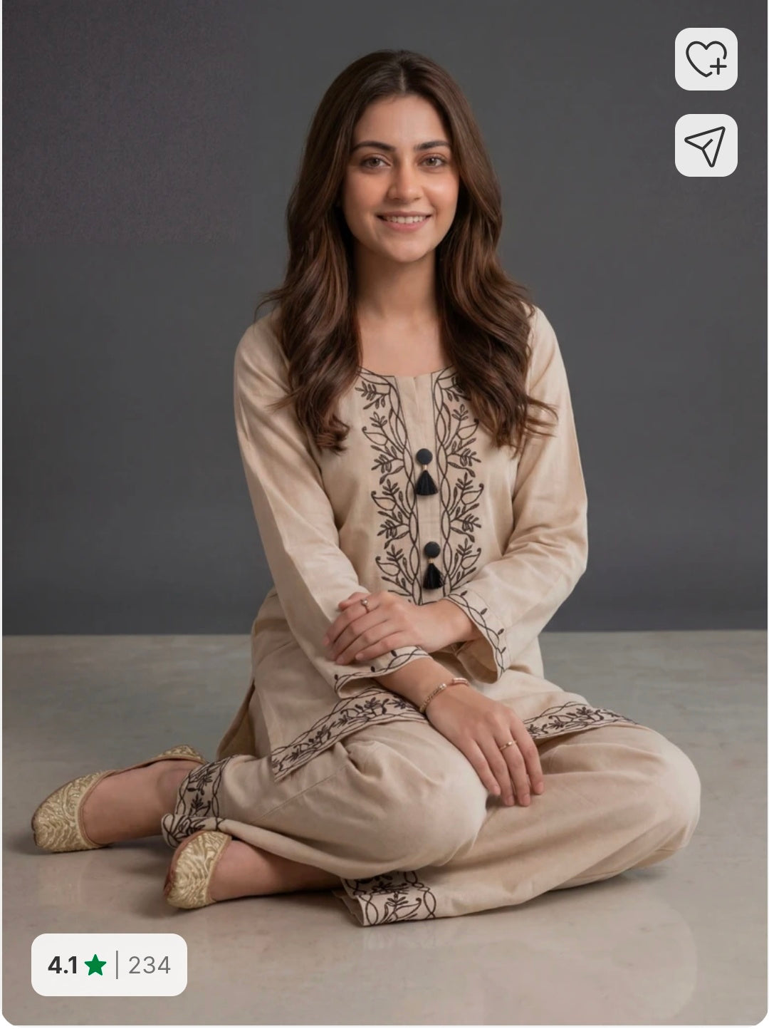 Cotton Kurti + Palazzo Set