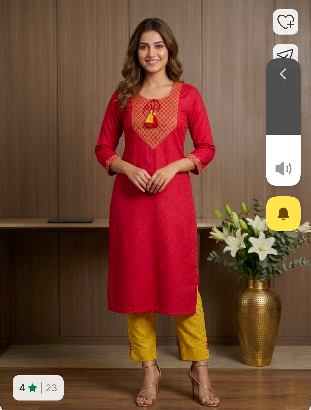 Pure Cotton Kurta Pant Set