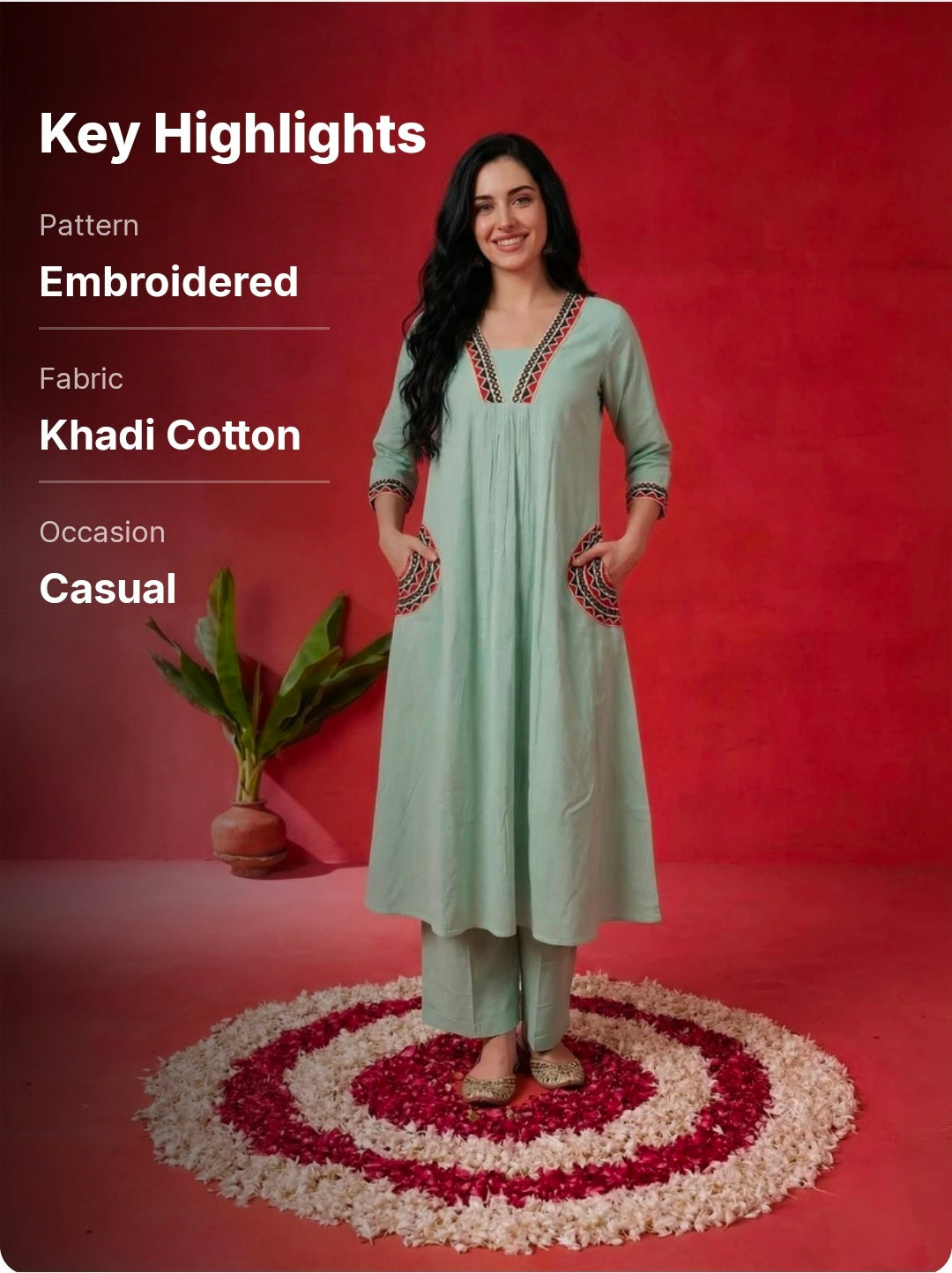Khadi Cotton Coord set