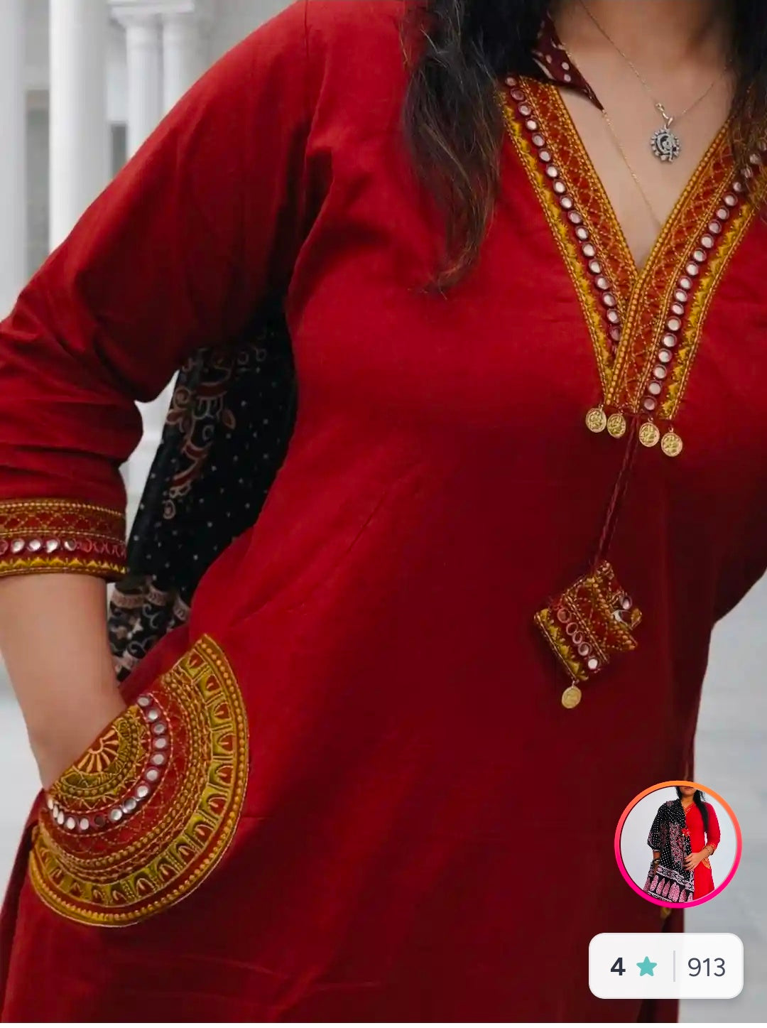 Pure Cotton Kurta Pant Dupatta Set