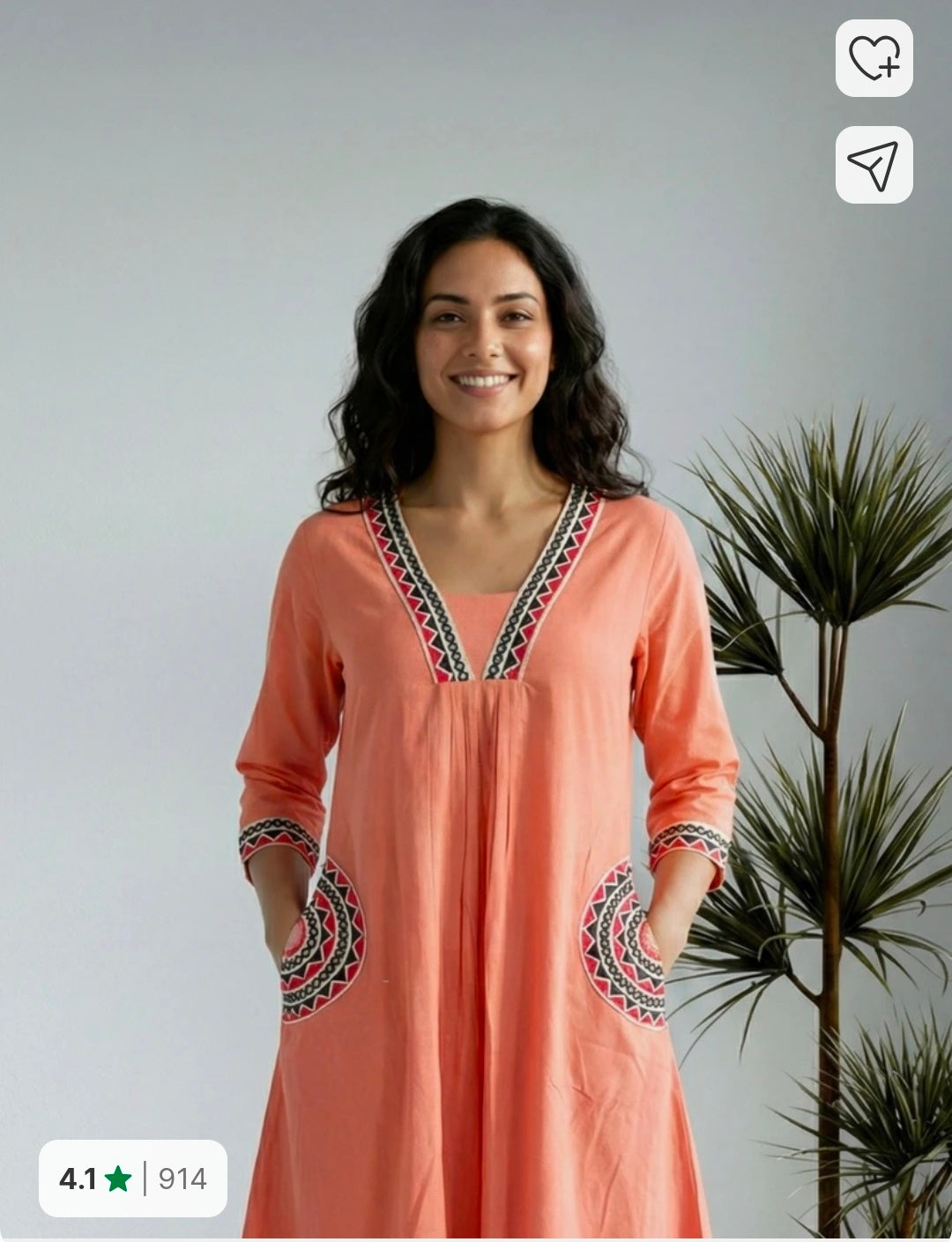 Khadi Cotton Coord set
