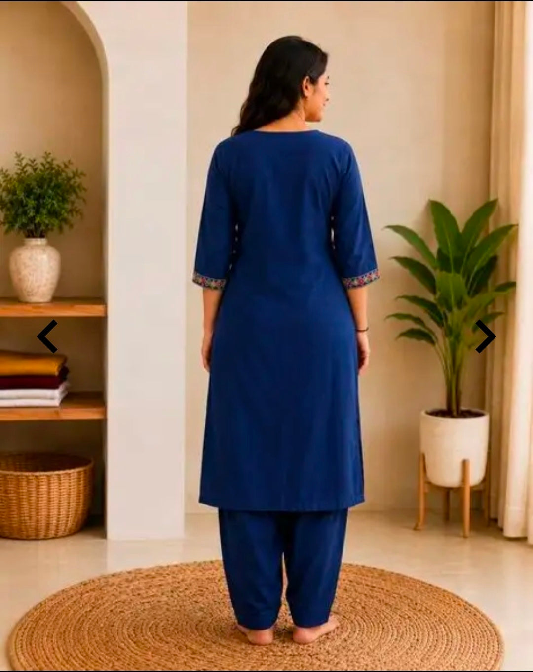 Women's Casual Cotton Co-orset
