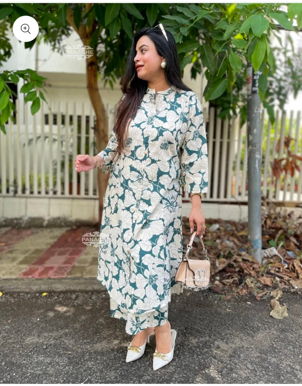 Pure cotton floral coord set