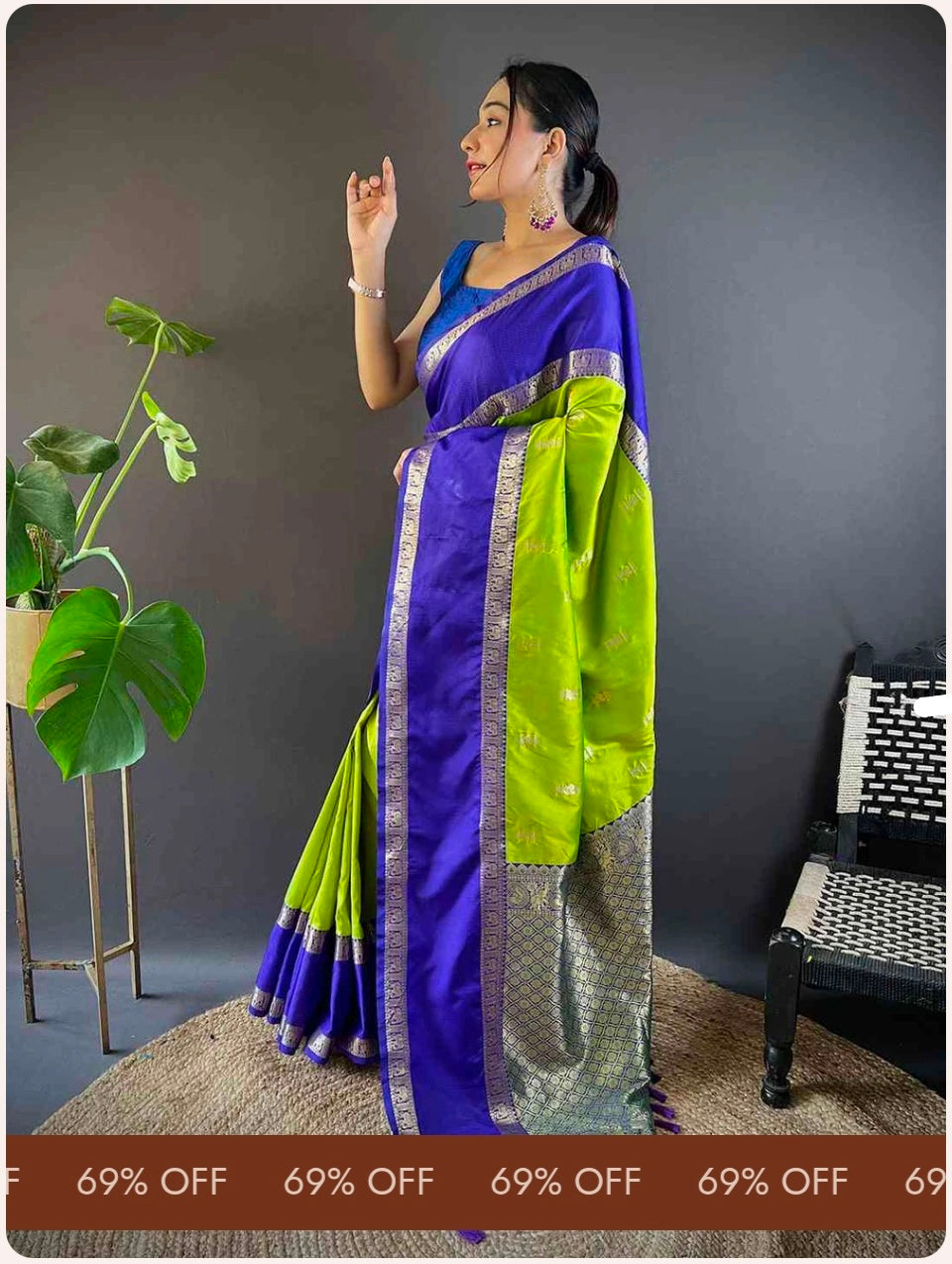 Gadhwal Soft Silk Saree